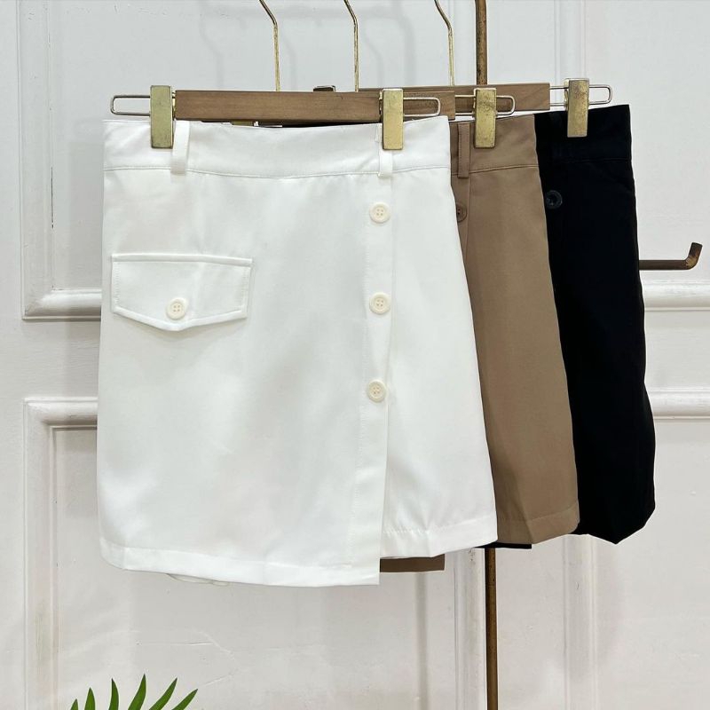 Rok Celana Import Wanita Kode 8284 || Celana Rok Pendek Wanita Import Bahan Adem || Rok Celana Wanit