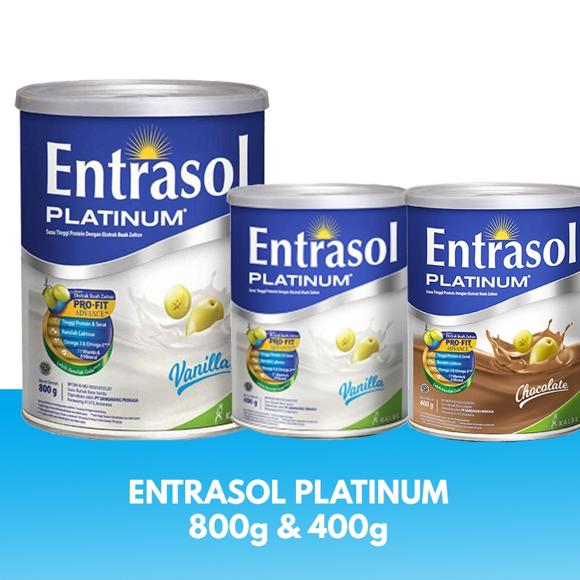 

ENTRASOL PLATINUM 400GR 800GR VANILA CHOCOLATE