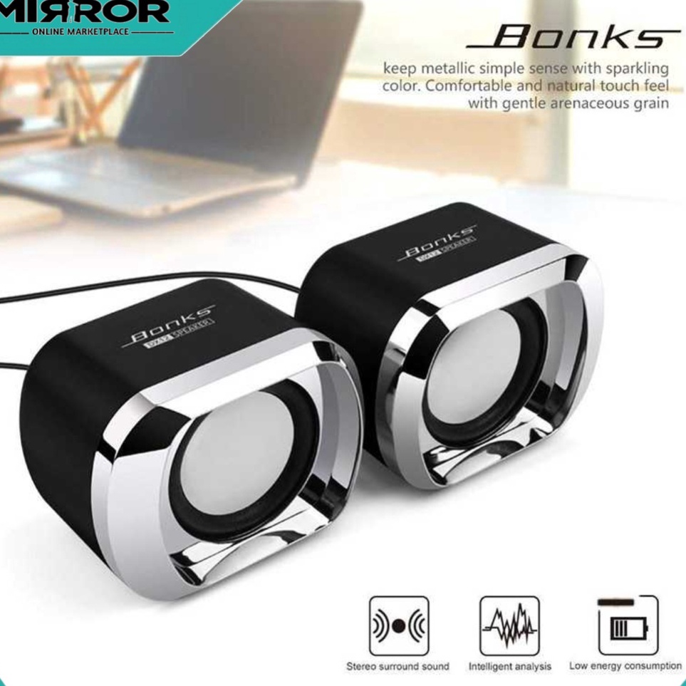 fh Speaker Stereo Speaker Aktif USB 2 Dual Channels Best