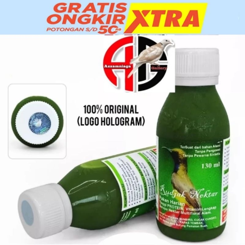 RUDJAK NEKTAR KOLIBRI  130 ML PAKAN BURUNG KOLIBRI