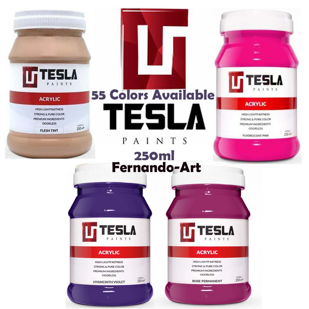 

Acrylic Tesla Paint @250ml / Cat Akrilik Tesla @250ml
