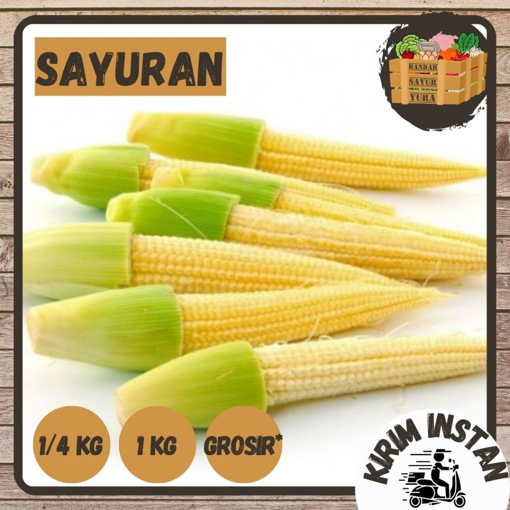 

KIRIM INSTAN JAGUNG MUDA PUTREN 1 Kg