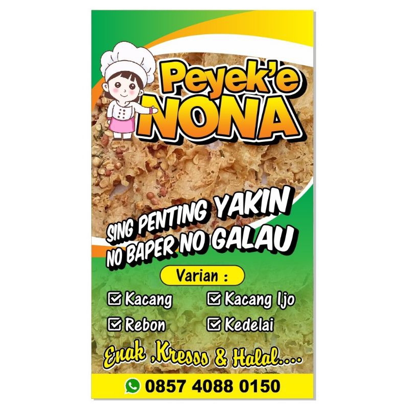 

peyek kacang