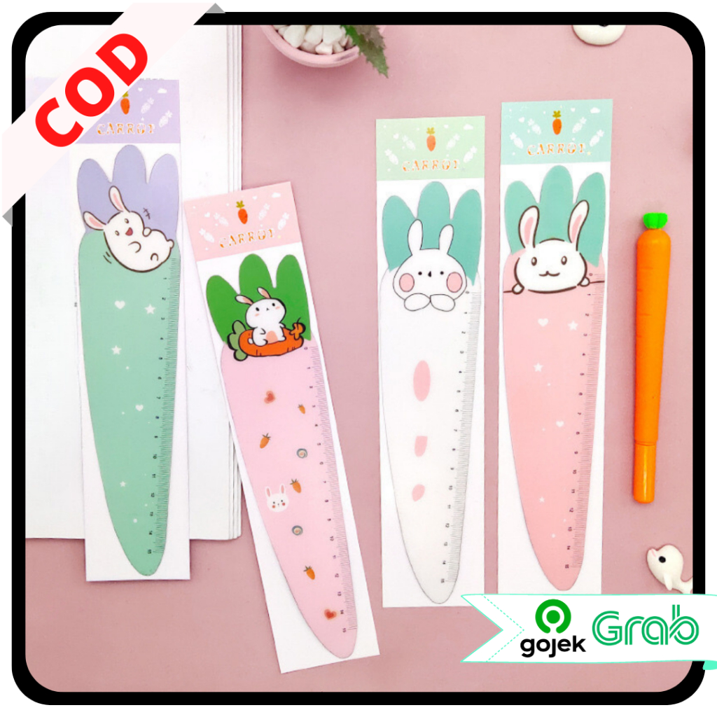 

KAISSO - FLEXIBLE RULER MAGNET CARROT ANIMAL PENGGARIS LENTUR SEKOLAH MOTIF UNIK PENGGARIS LENTUR KARAKTER LUCU
