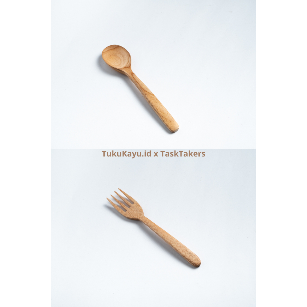 Sendok Garpu Kayu | Sono | Mahoni | Sendok teh | Sendok panjang | Suvenir