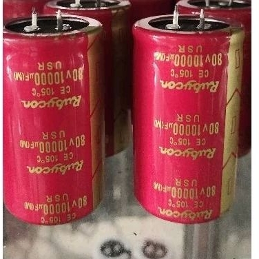 elco rubycon merah ORIGINAL 80V/10000UF