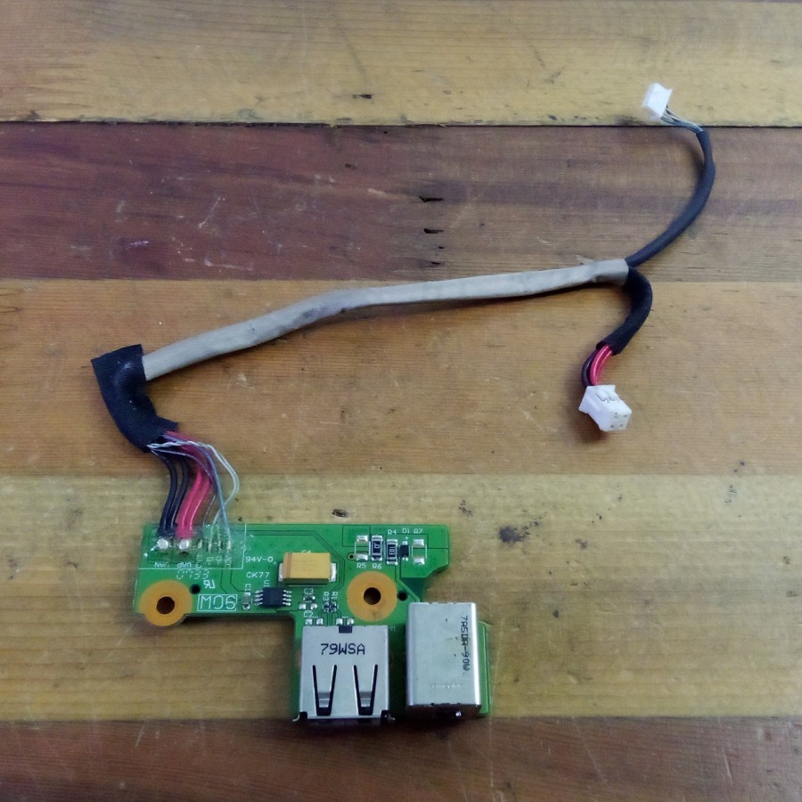 DC Power Jack Board USB Laptop HP Compaq CQ33C