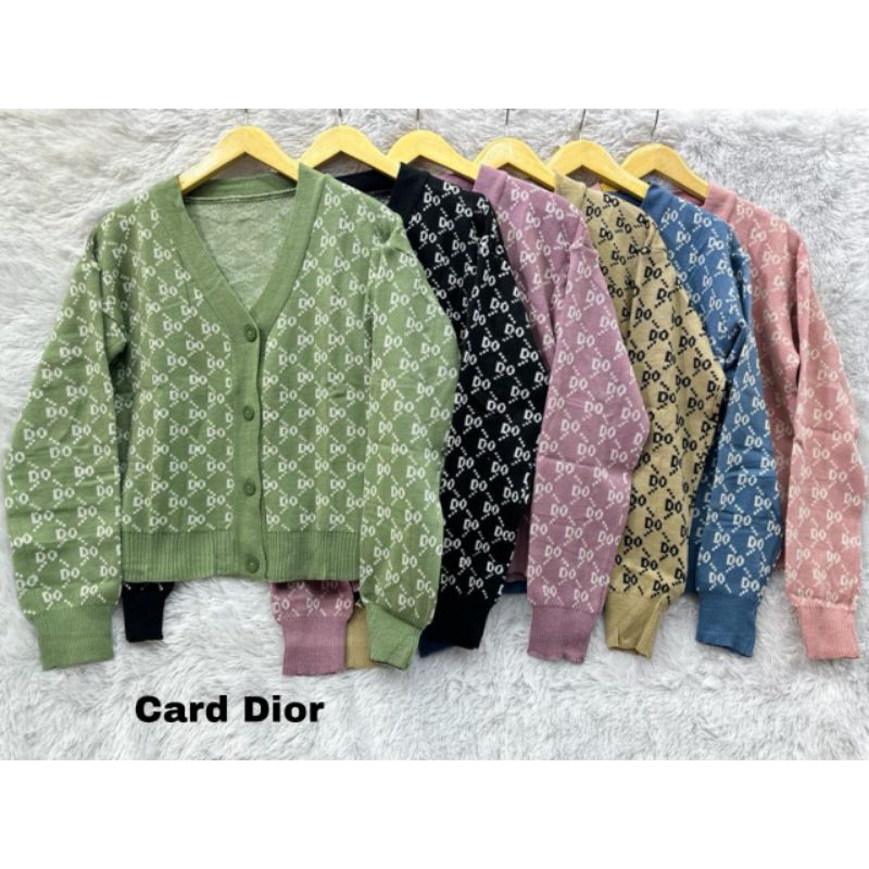 Cardigan Dior Bahan Rajut / Knit Cardigans / Outer Rajutan