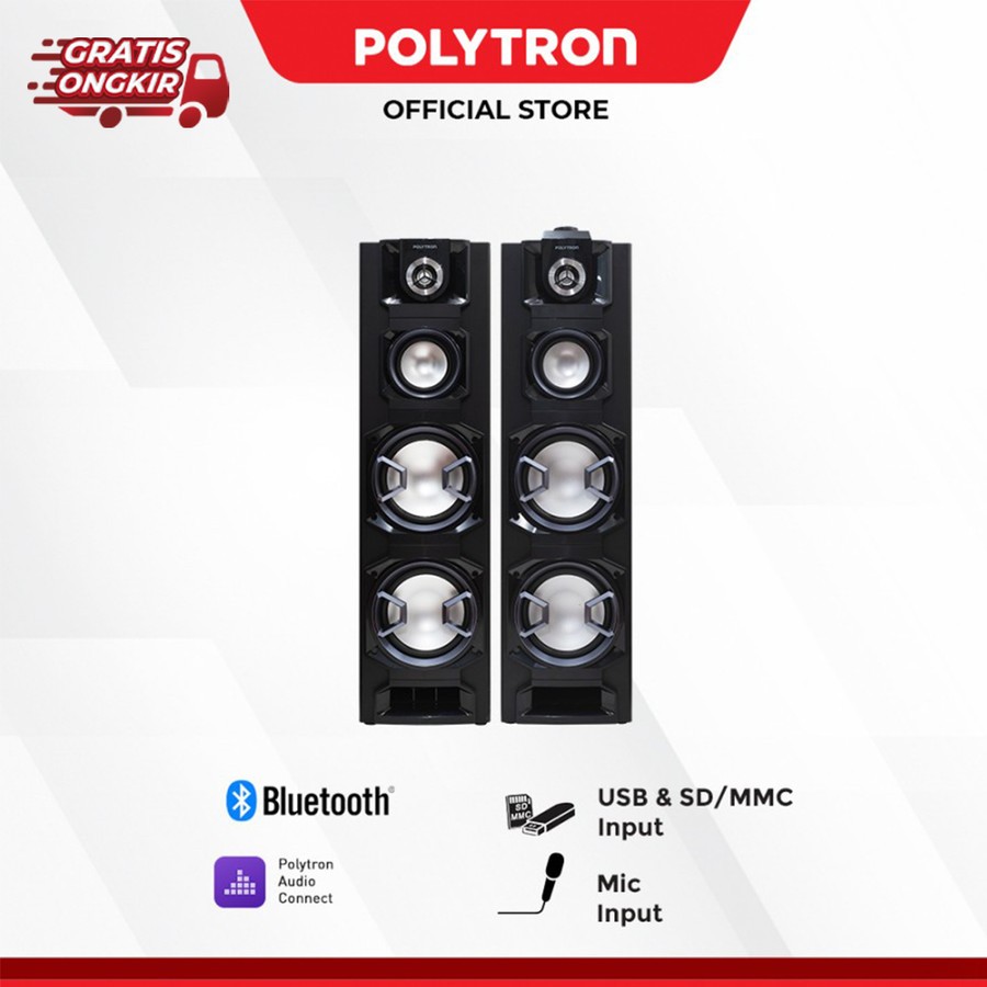SPEAKER POLYTRON PAS 8EF22 / POLYTRON SPEAKER AKTIF BLUETOOTH PAS 8EF22