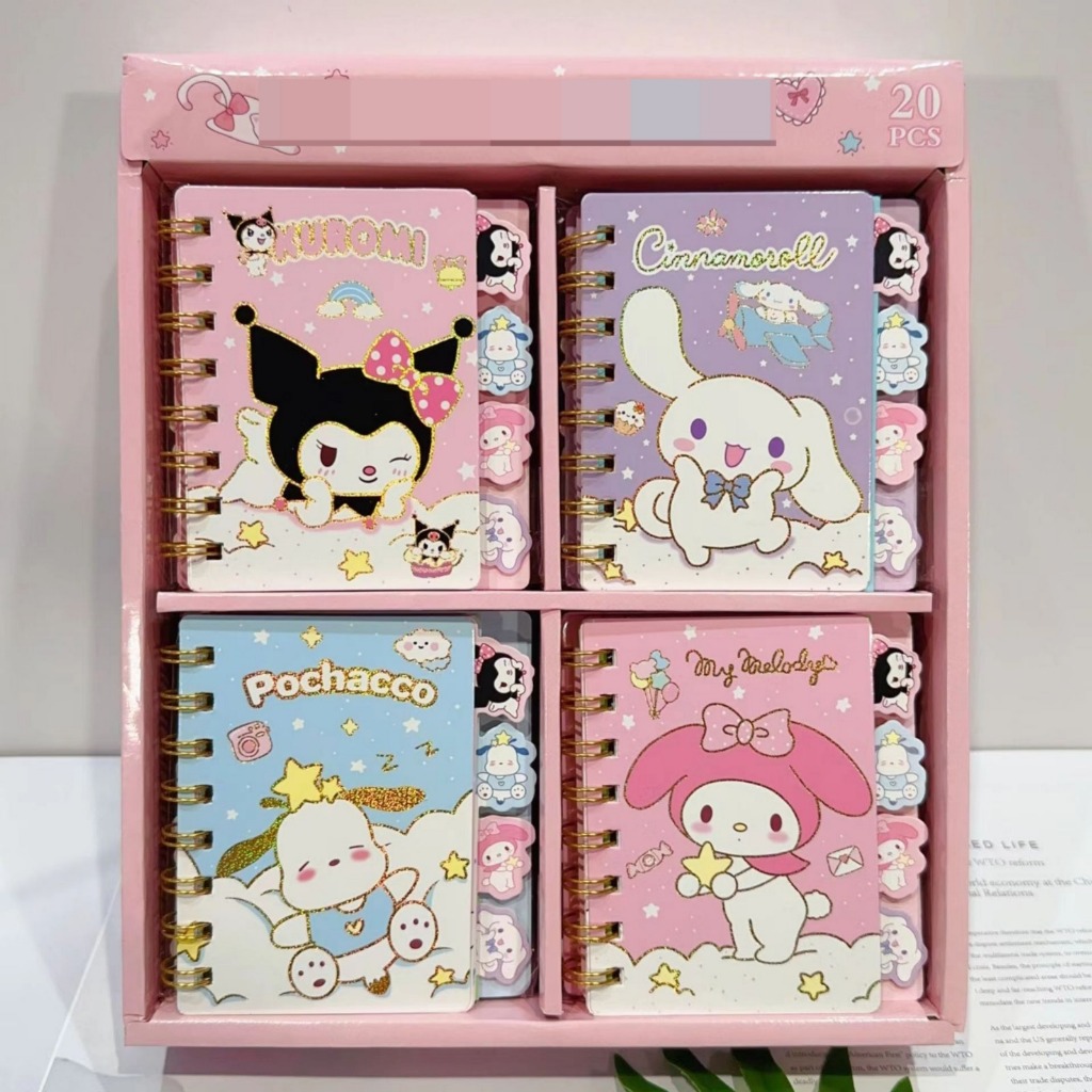 

50-74 NOTES MINI SPIRAL MOTIF KARTUN LUCU