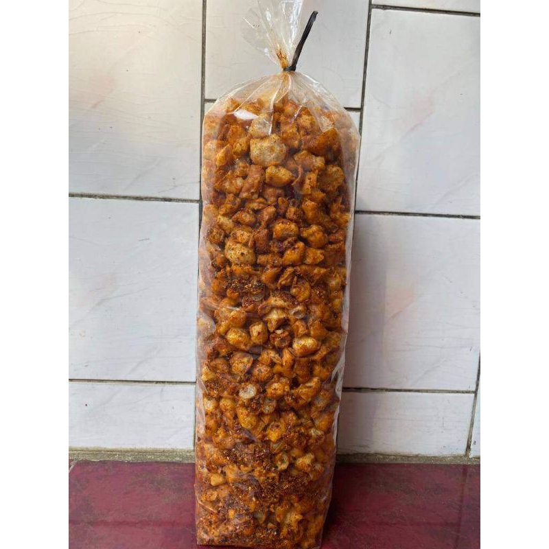 

siomay mini kering extra pedas daun jeruk netto 1kg / 1000 gram