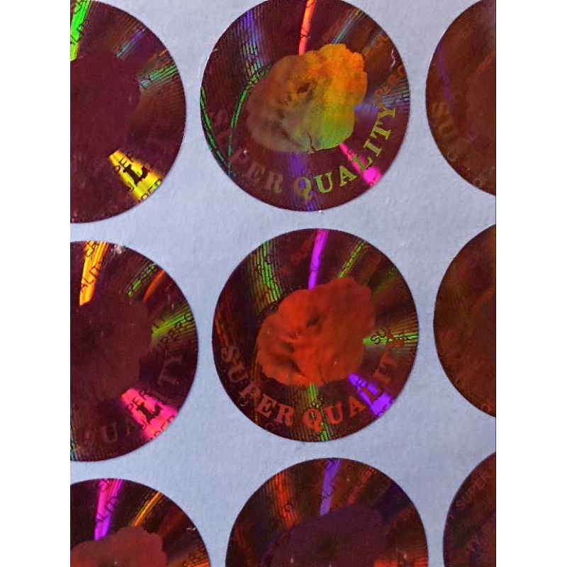 

stiker hologram super quality bunga mawar pink