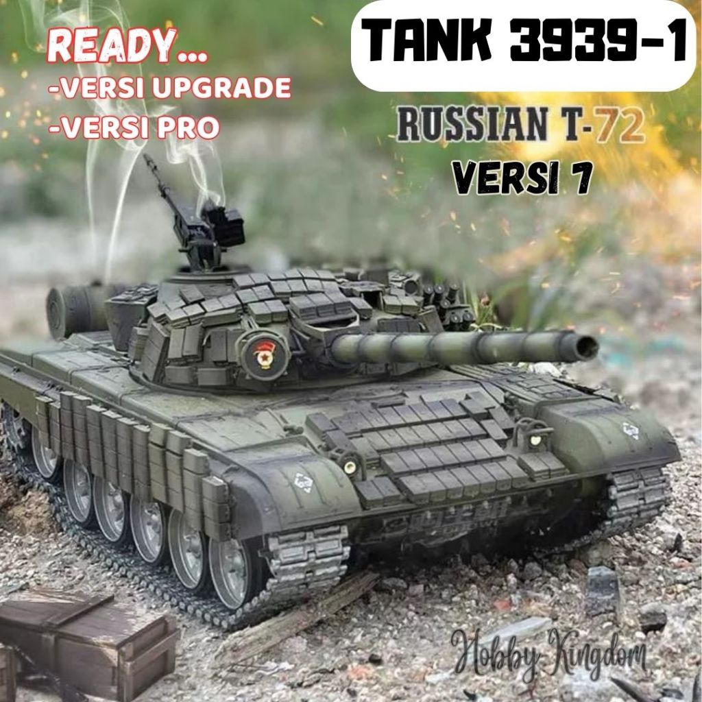 RC Tank 3939 Henglong 3939-1 Skala 1/16 Pro Upgrade Russian T-72