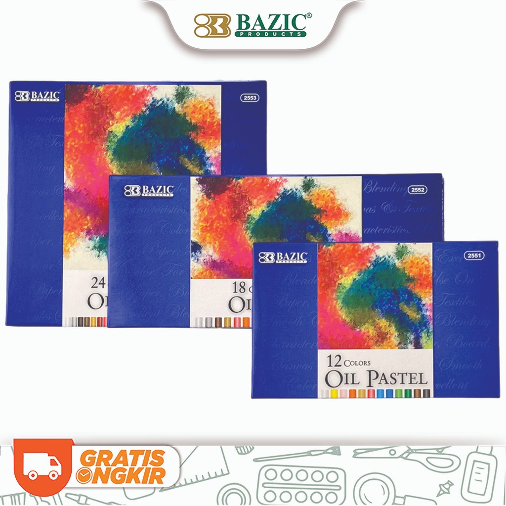 

Bazic Oil Pastel - Krayon Minyak