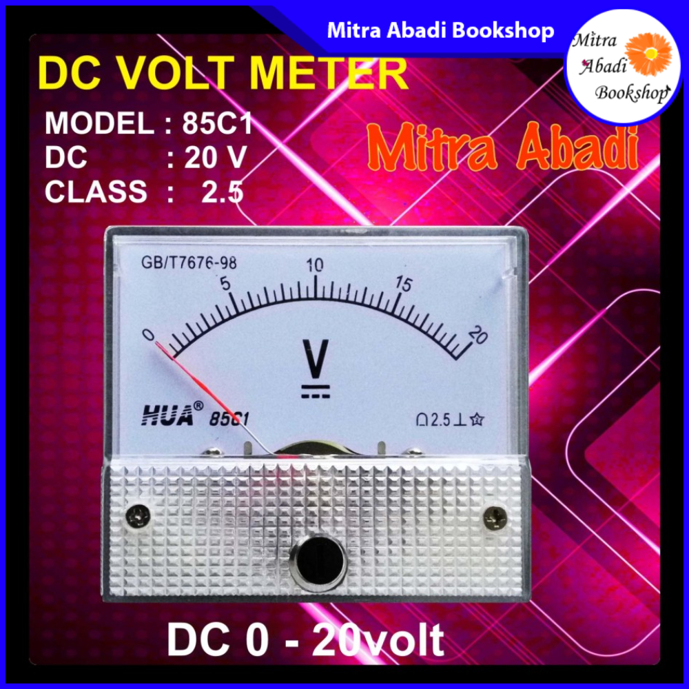 Voltmeter ANALOG DC 20V
