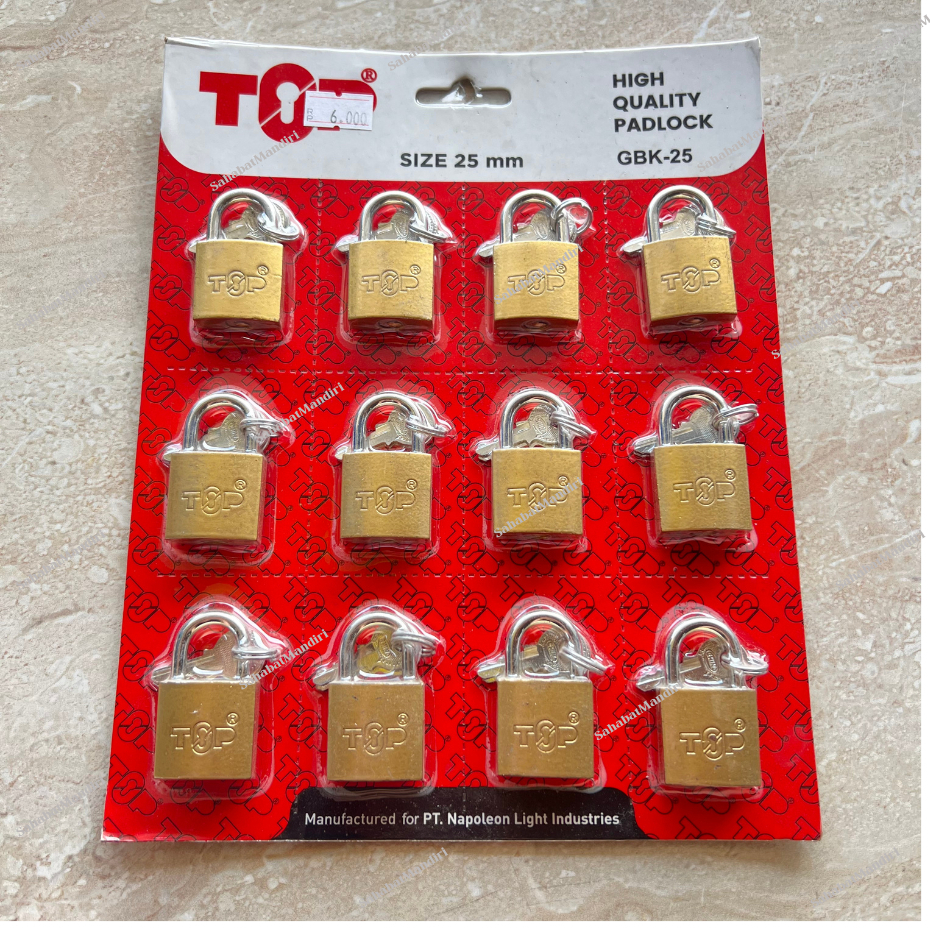 Gembok koper/gembok kecil ukuran 25mm