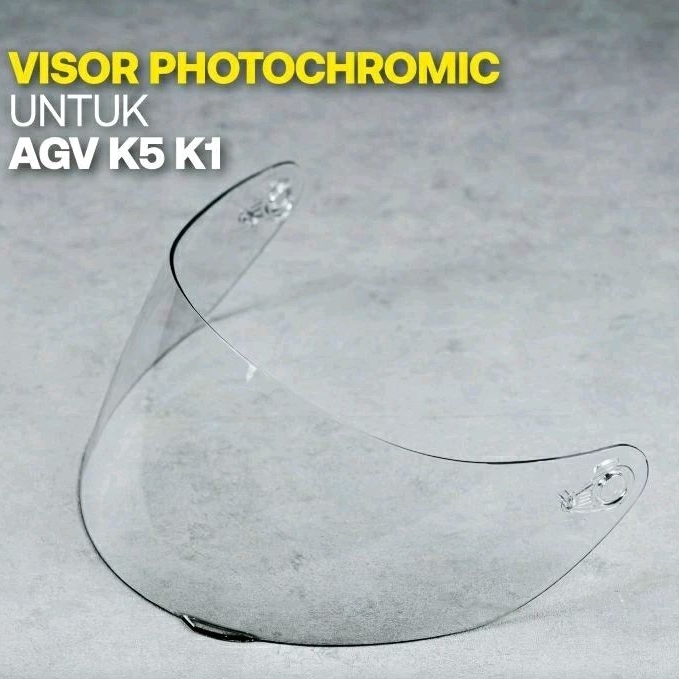 CLEAN Kaca Helm / Visor AGV K5 K1 Photochromic Bening