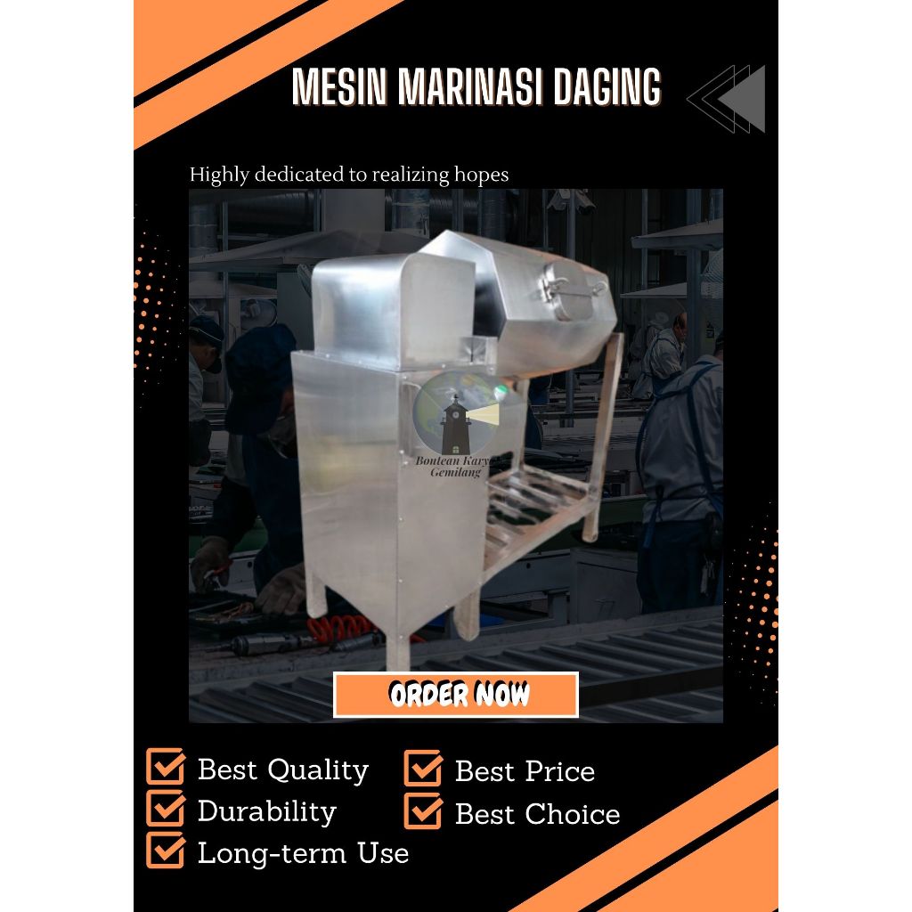 Mesin Marinasi Ayam - Marinasi Daging 10kg/Proses