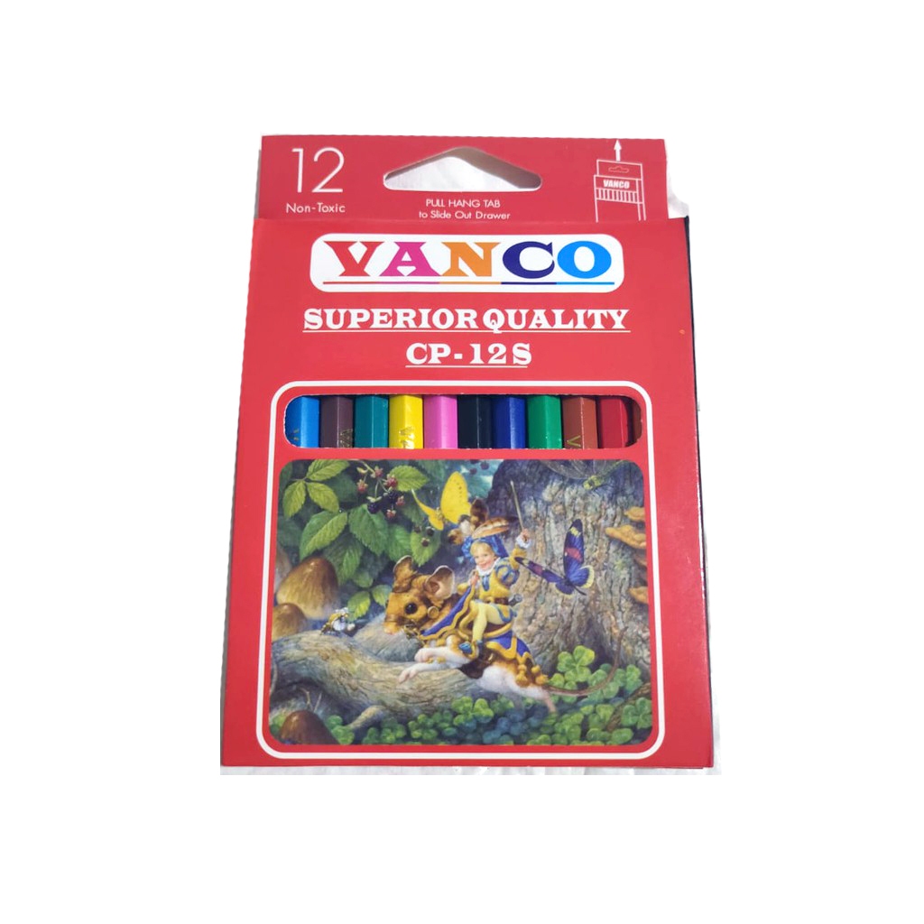 

VANCO PENSIL WARNA PENDEK ISI 12 WARNA