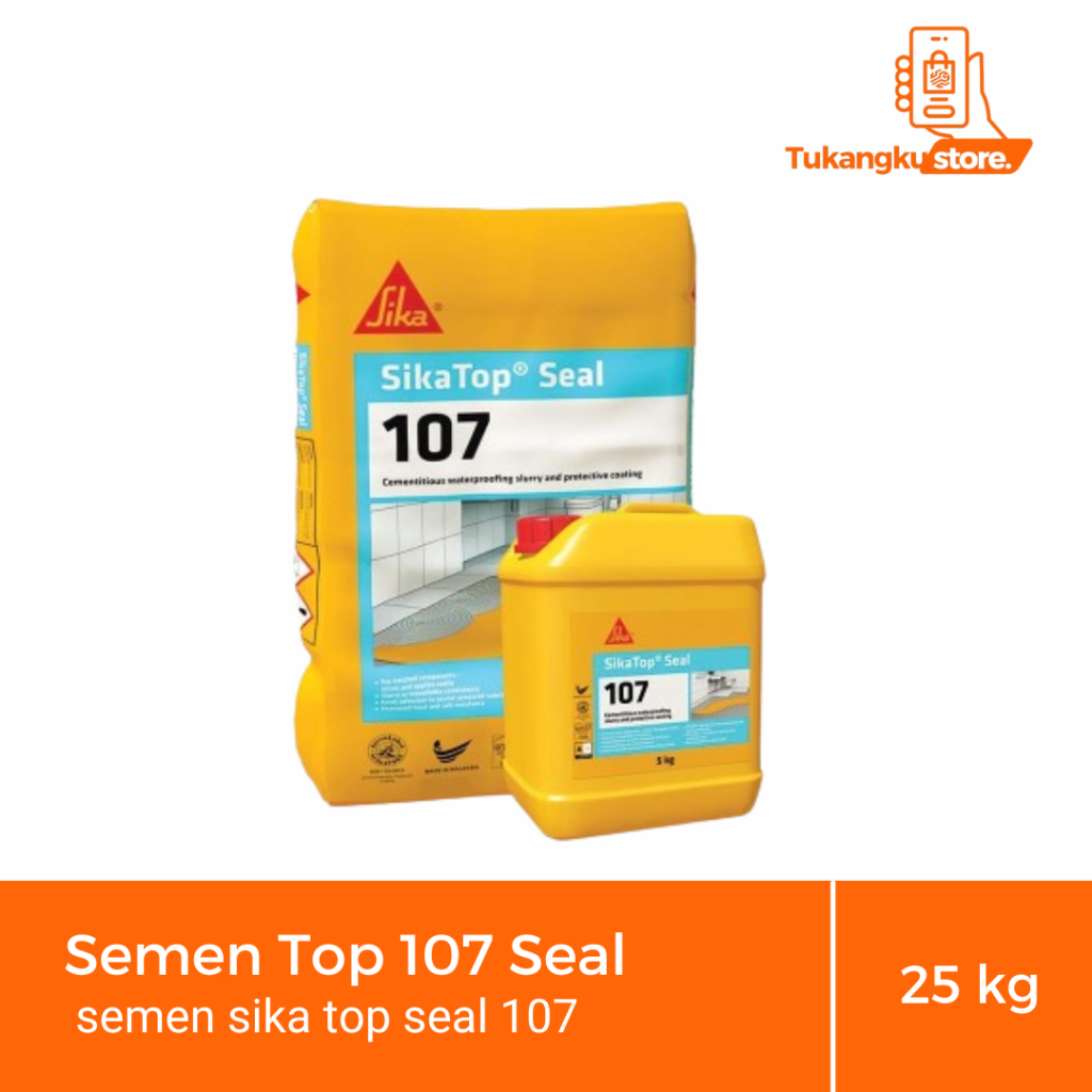 SIKA TOP SEAL 20KG + 5KG | SEMEN SIKA TOP SEAL 1 SET | SEMEN PELAPIS ANTI BOCOR