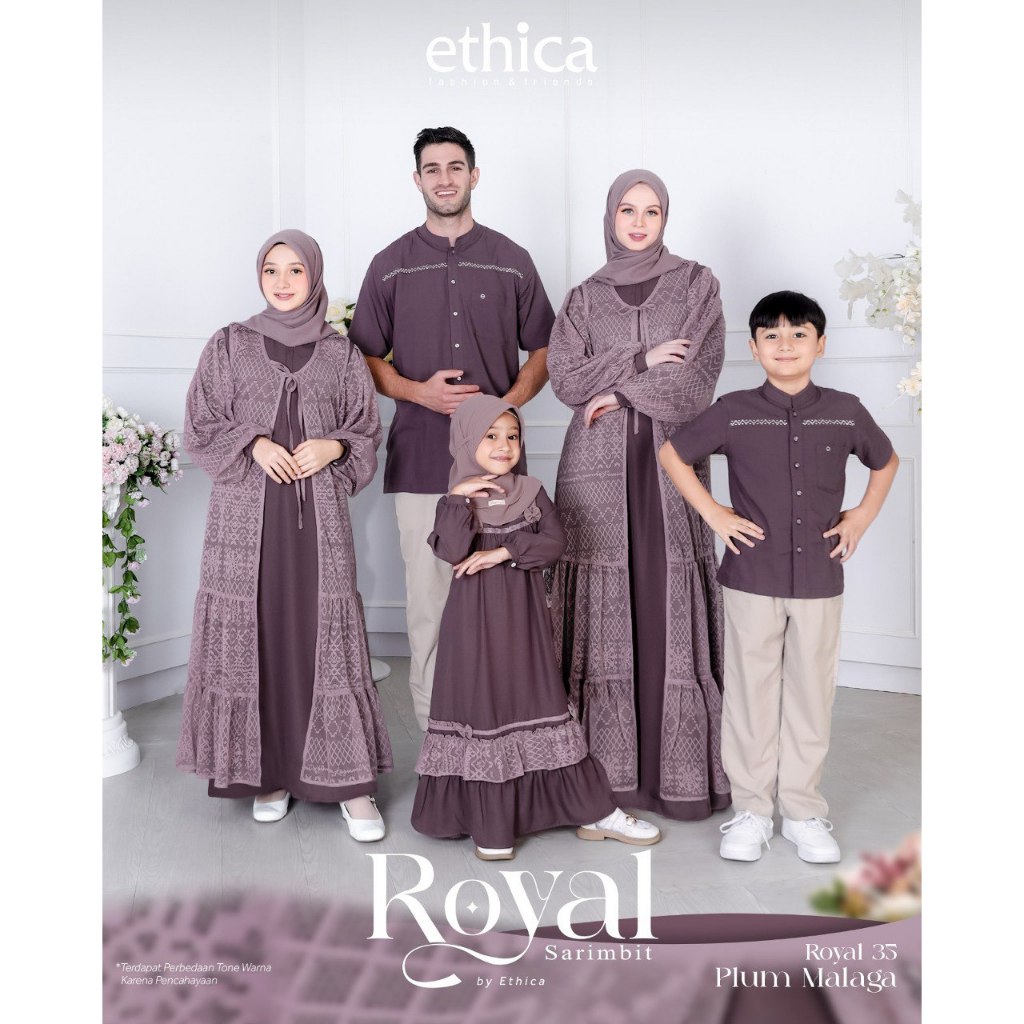 ETHICA SARIMBIT KAGUMI 324/KAGUMI KIDS 171 KAHFI 326/KAHFI KIDS 232 ROYAL ROYAL 35 PLUM MALAGA TERBA