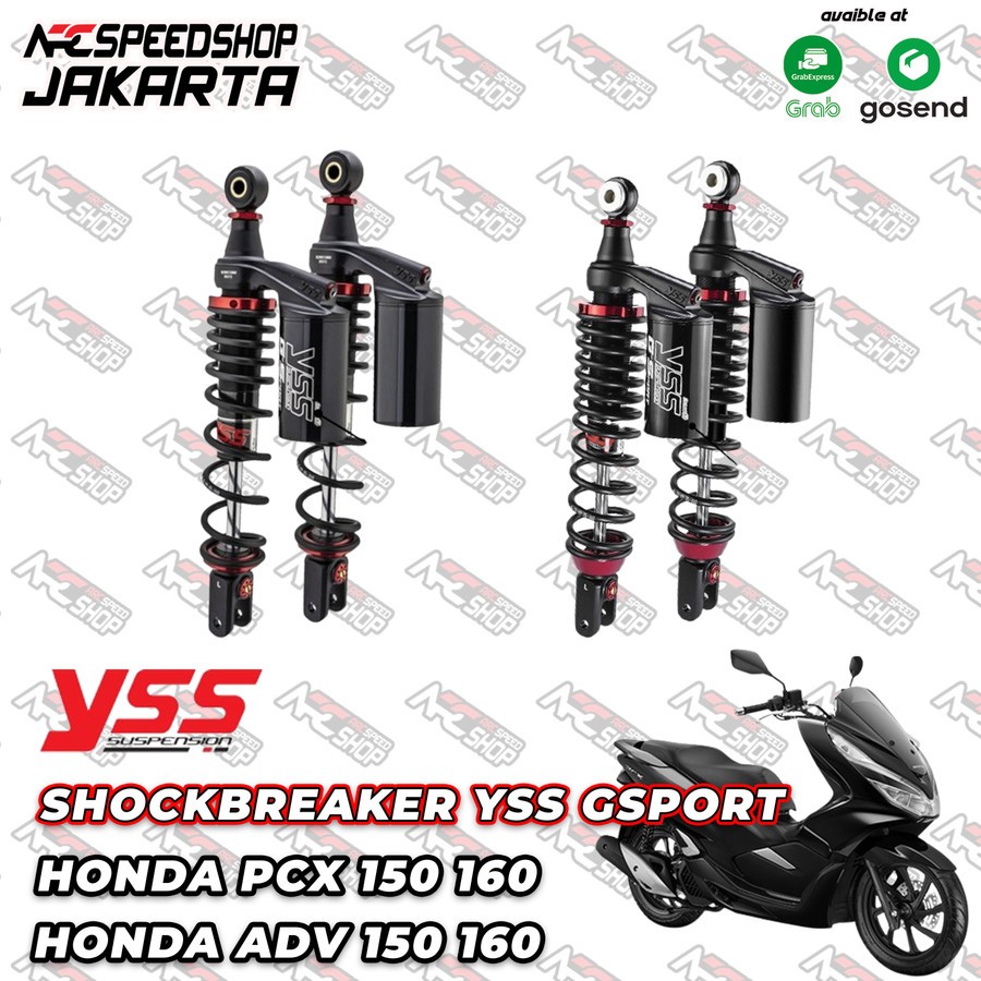 Shock YSS G Sport Black Smooth Series Edition PCX ADV 150 160