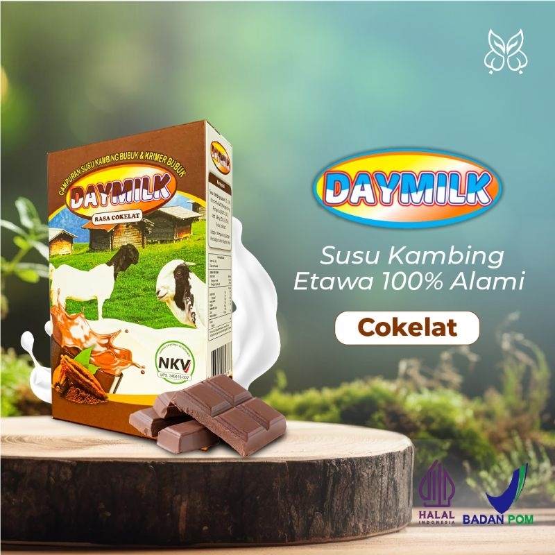 

SUSU KAMBING ETAWA DAYMILK RASA COKLAT - Susu kambing etawa dengan varian rasa coklat