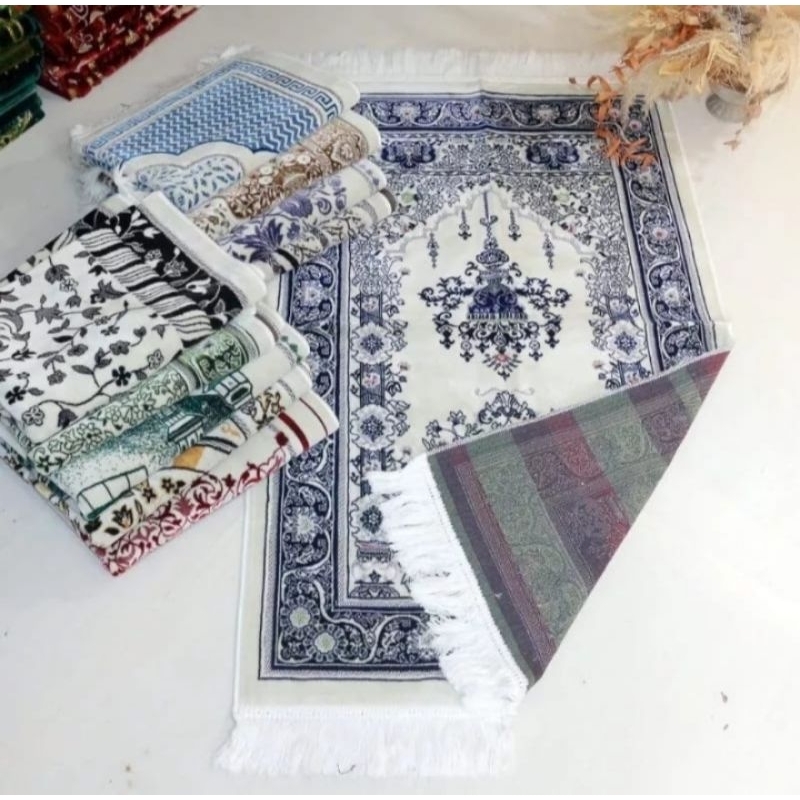 SAJADAH TURKI SAFATEX SIMLI SUPER PREMIUM,SAJADAH SESERAHAN,HANTARAN