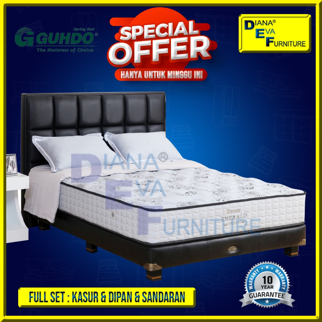 Guhdo Emerald Dream Set Kasur Springbed (Legacy)