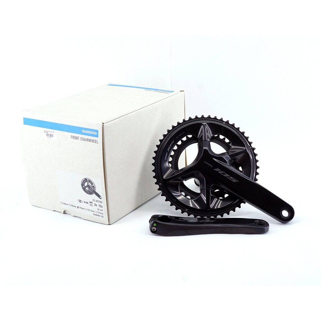 Crank SHIMANO 105 R7100 Dual Chainring Arm 170MM Tanpa BB