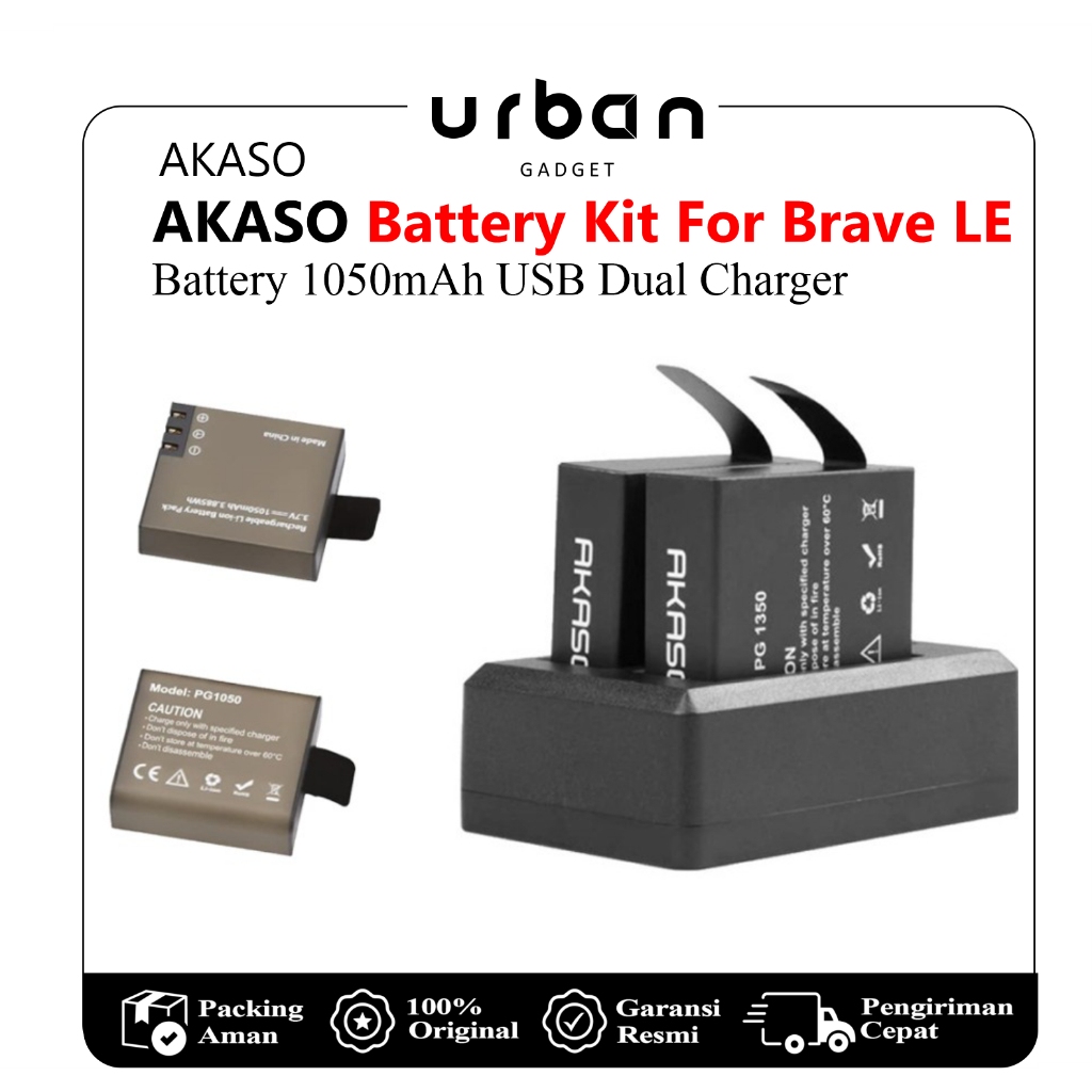 Akaso Battery Kit For Brave 7 LE