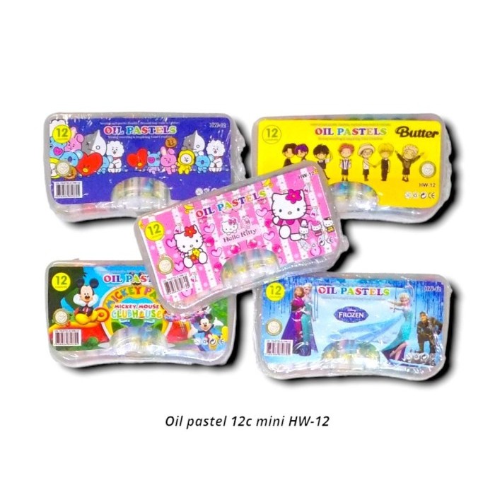 

Crayon Oil Pastel / Crayon Mewarnai Termurah (1 pak isi 12)