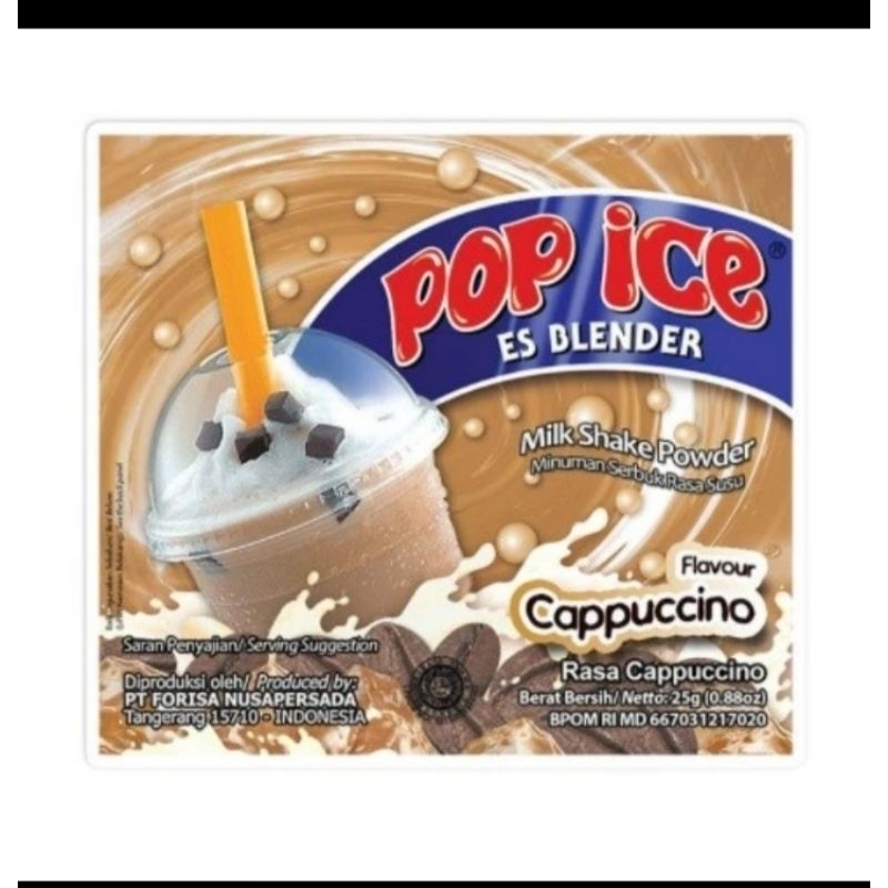 

pop ice rasa capucino