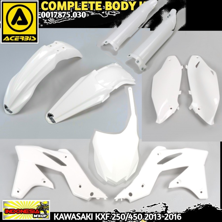 KAWASAKI KX - KXF 250 F 2013 2014 2015 2016 - ACERBIS COMPLETE PLASTIK KIT - COVER BODY FULL SET ADV
