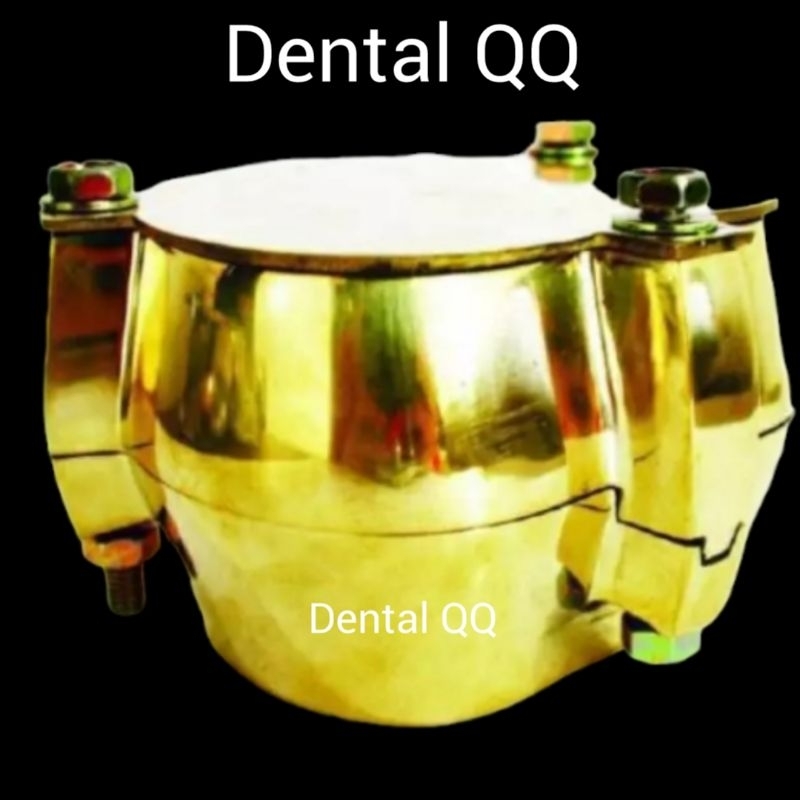 Kuvet Kuningan Besar Dengan Sekrup Baut Asko / Cuvet Paling Besar Plus Skrup No.1 Asco / Dental Lab 