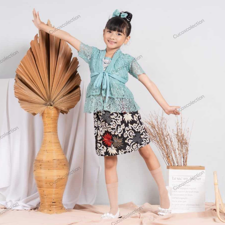 Kebaya Anak Perempuan Modern FREE BANDO 1-7 Tahun Baju Kebaya Bayi dan Anak Balita Pesta Baju Adat K