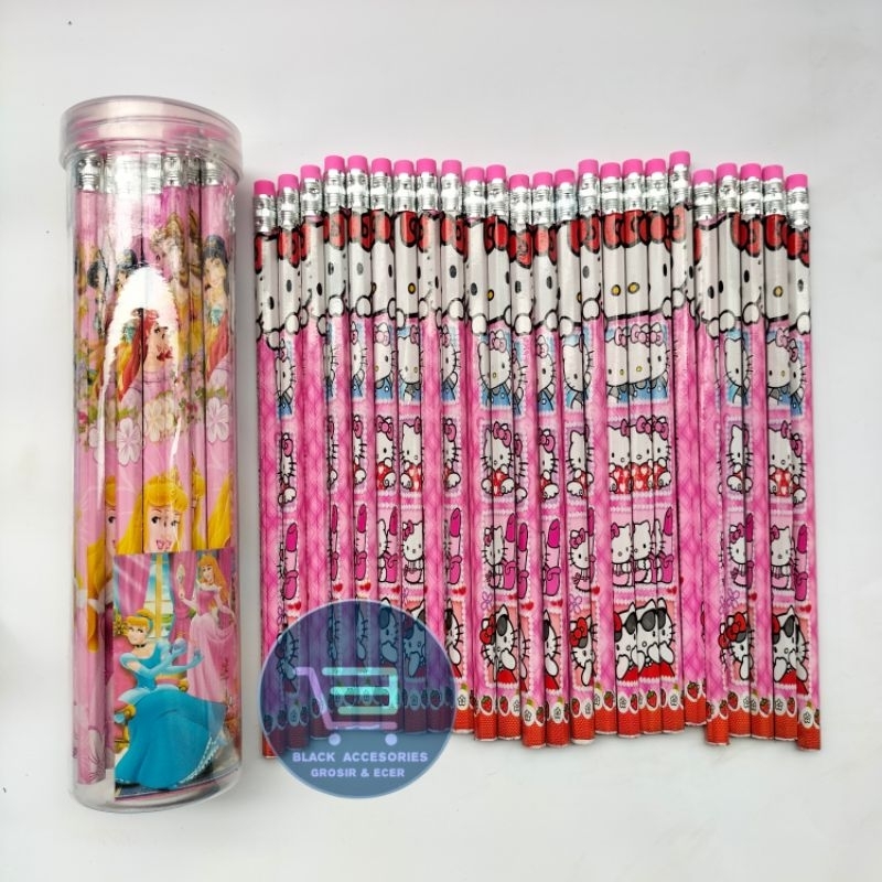 

PENSIL KARAKTER KEMASAN TABUNG ISI 24 PCS