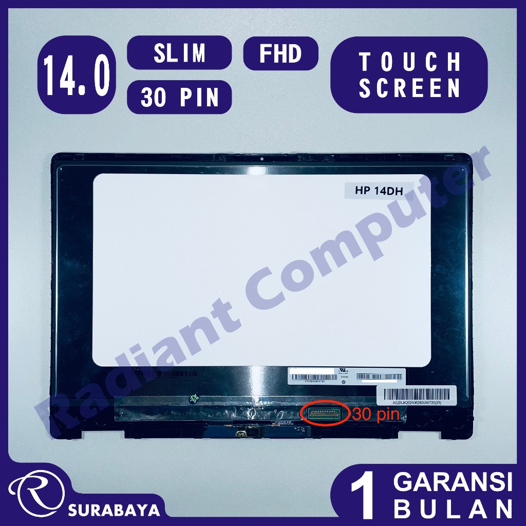 LCD LED Touchscreen HP Pavilion X360 14-DH 14M-DH