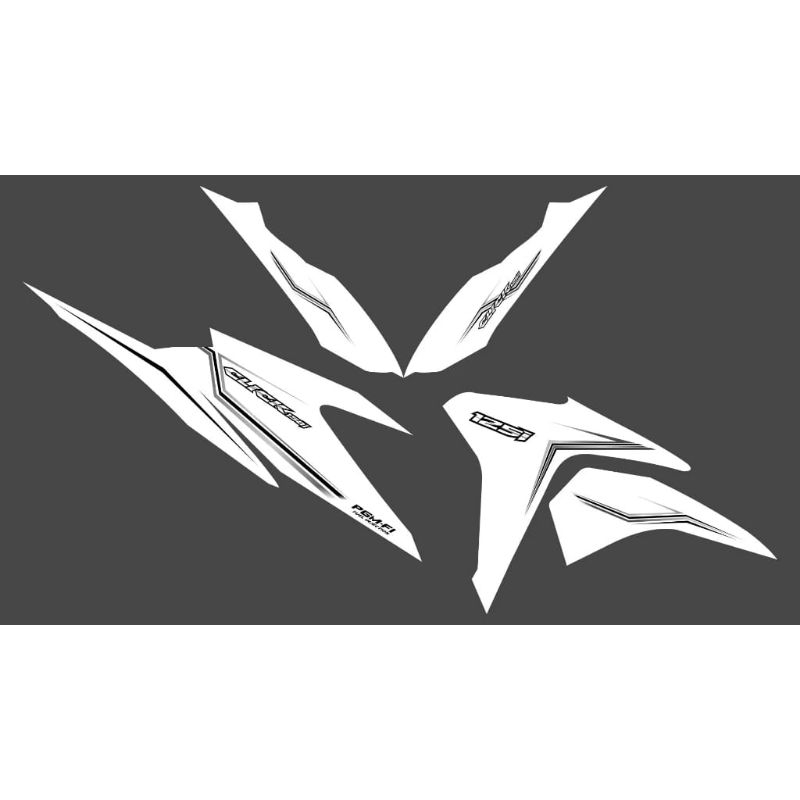 STRIPING STICKER TRANSPARAN VARIO 150 OLD VARIO  150 OLD BOHLAM