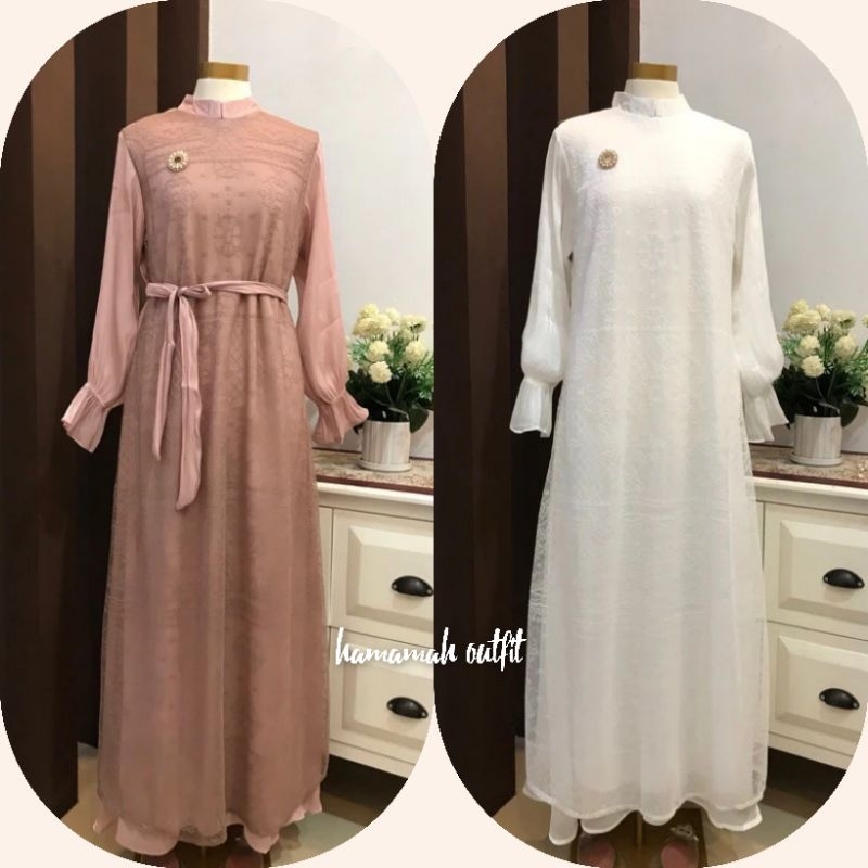 MOANA DRESS / LEBARAN DRESS / GAMIS HARI RAYA IDUL FITRI 2024 / GAMIS MUSLIMAH LEBARAN / COD BAYAR D