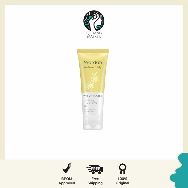 WARDAH Nature Daily Witch Hazel Purifying Moisturizer Gel 40ml