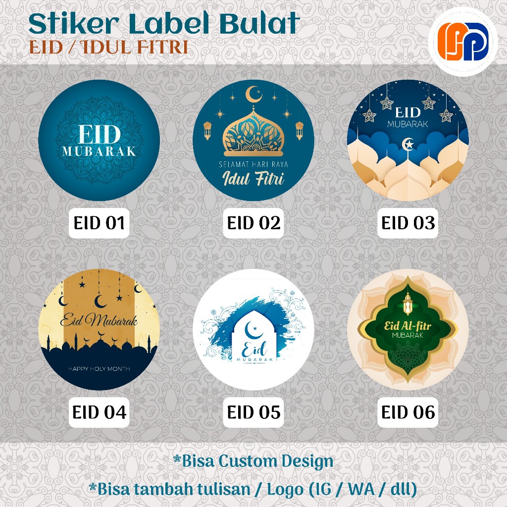 

STIKER/LABEL BULAT PACKAGING HAMPERS IDUL FITRI RAMADHAN