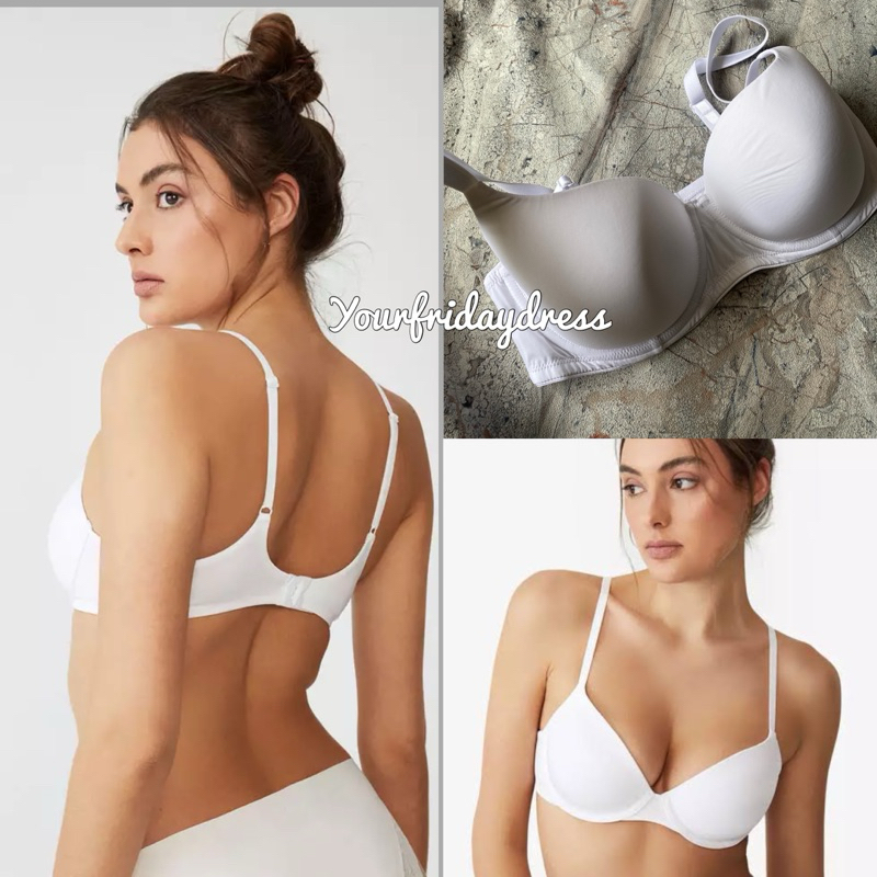 Jumbo & small White All New Improved Fit Pillow Cup Wirefree, wired Seamless Lightweight Bra Bh Tanp