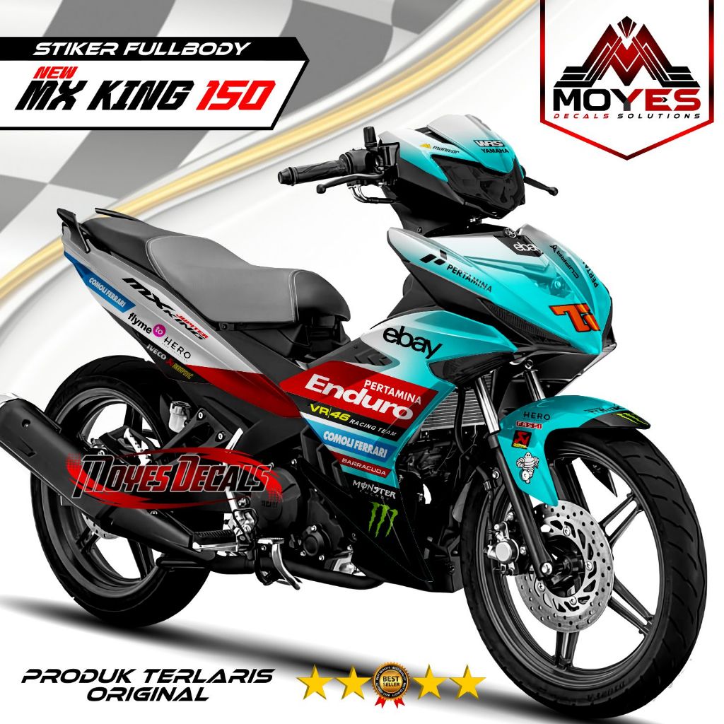 TERBARU Decal Mx King 150 Fullbody Decal Stiker Motor Mx King 150 Fullbody Decal Sticker Yamaha Mx K