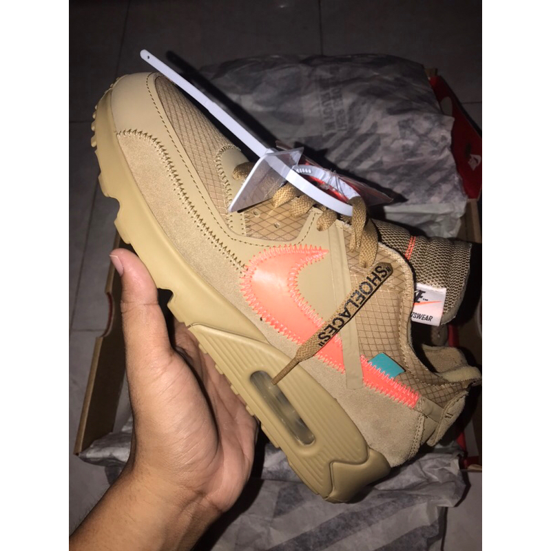 Nike air max 90 off-white desert ore Original