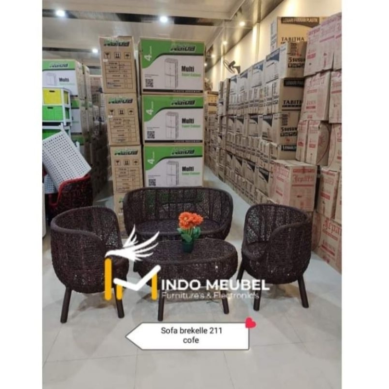 sofa tamu atau sofa teras rotan