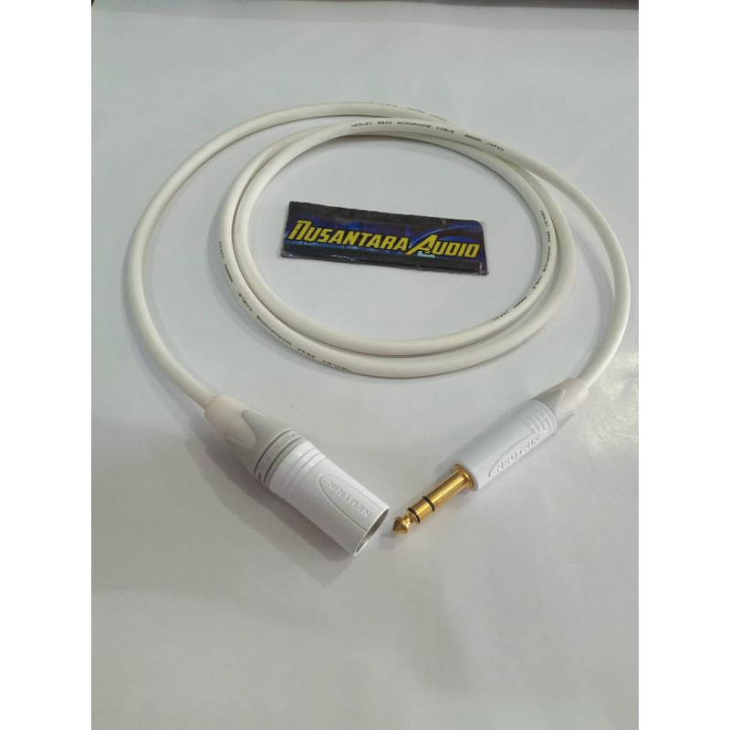 Kabel trs to xlr male 3 meter mogami 2534 neutrik original