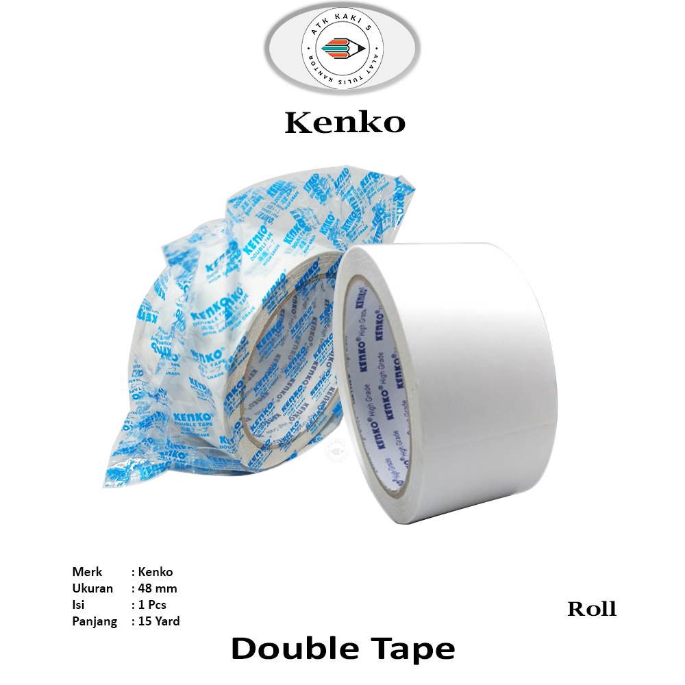 

Kenko - Lakban Double Tape 48mm Pita Perekat 2 Sisi - Roll