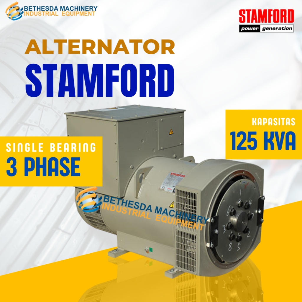 Generator Genset Stamford 125 Kva - Alternator 125Kva 100kW 3 Phase