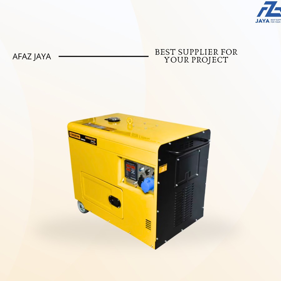 KRISBOW GENSET DIESEL KRPD80 D 1Ph SILENT TYPE 8000W GENERATOR 8000W